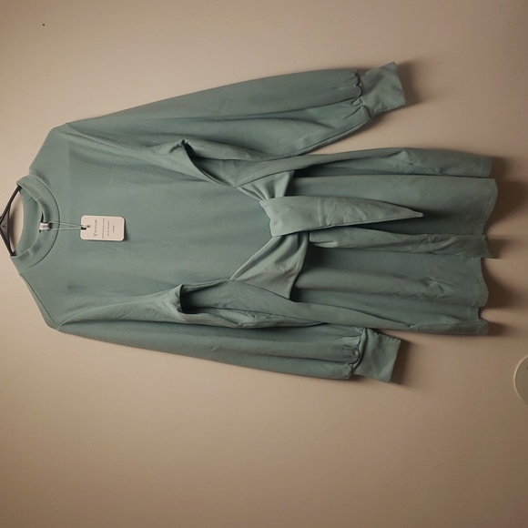 Panesare Long Sleeve Hide Belly Bodycon Dress (XL) - Picture 3 of 9